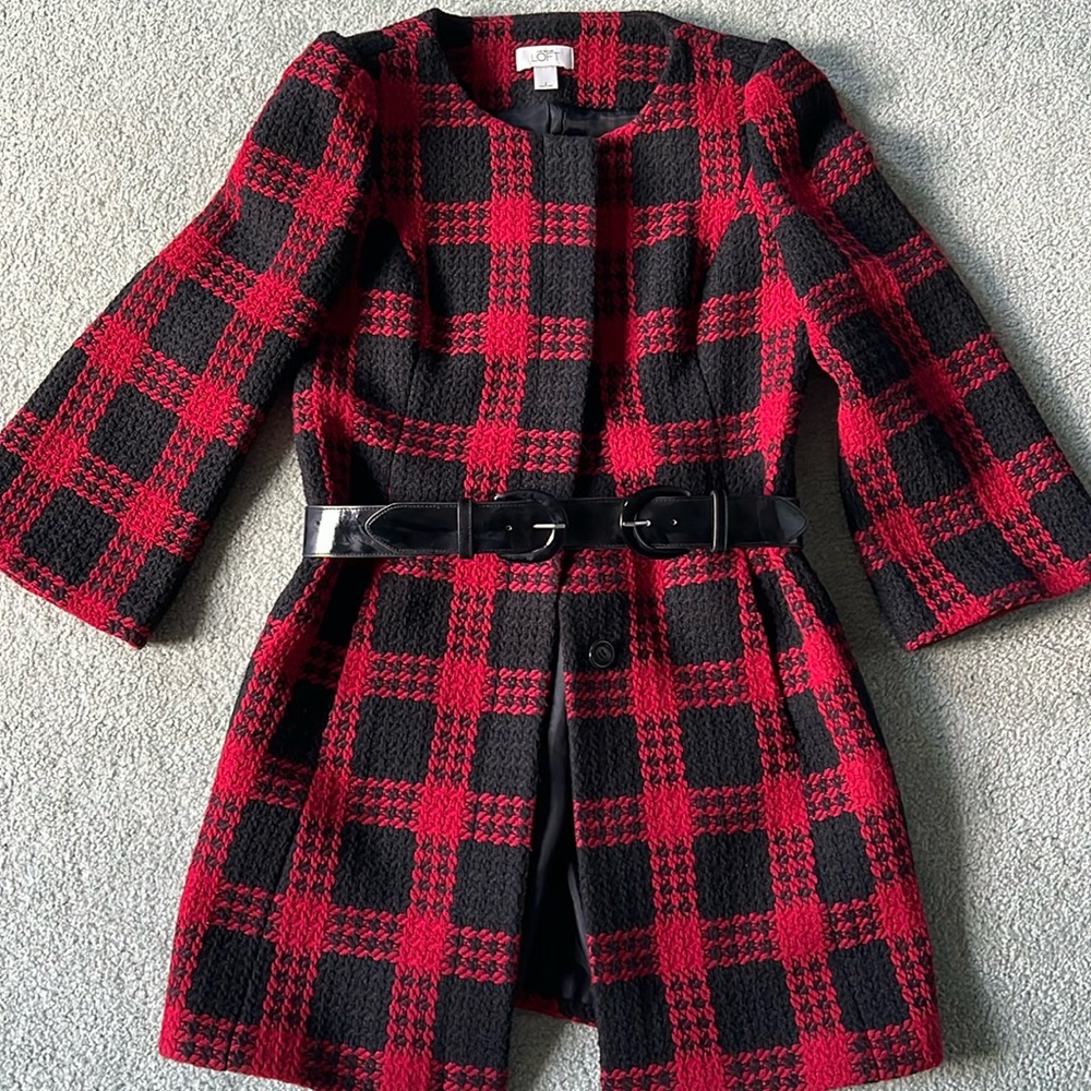Belted coat by Ann Taylor. Size 2